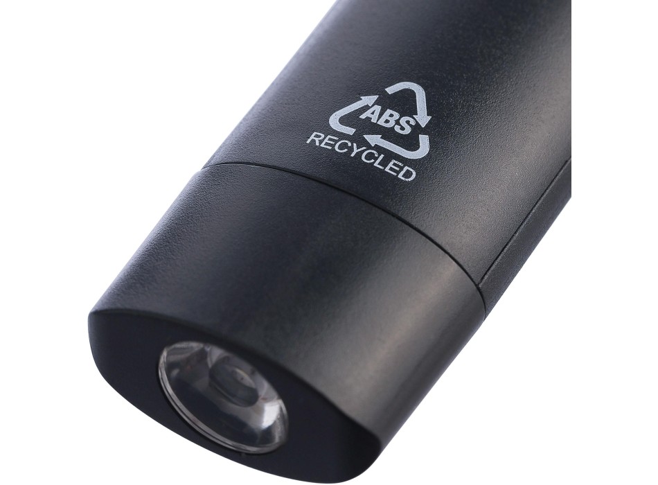 Recycled ABS mini flashlight Zai FullGadgets.com