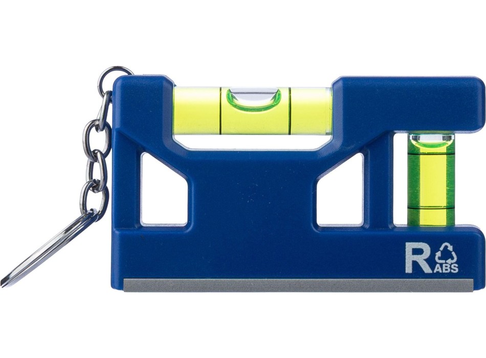 Recycled ABS spirit level keychain Indira FullGadgets.com
