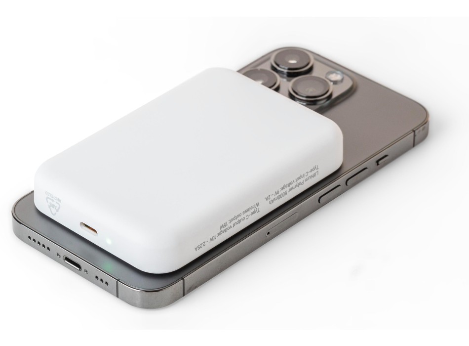 Recycled ABS wireless charger powerbank Miren FullGadgets.com