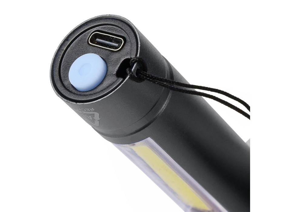 Recycled aluminium COB flashlight Sami FullGadgets.com