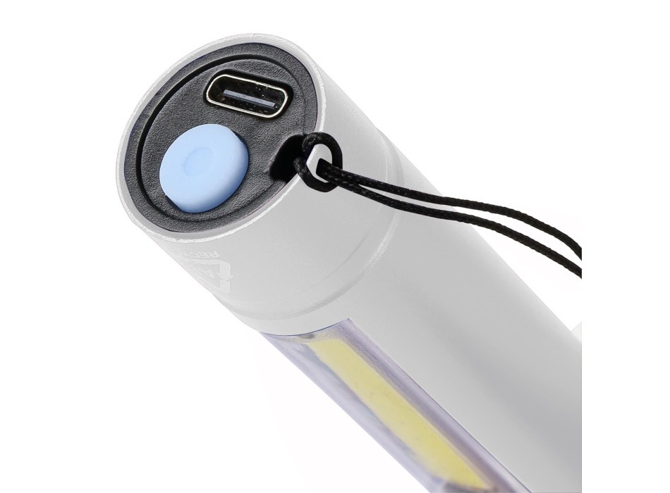 Recycled aluminium COB flashlight Sami FullGadgets.com