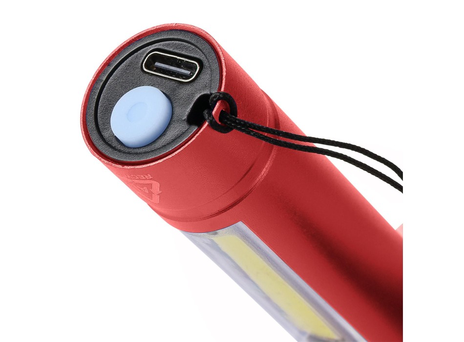 Recycled aluminium COB flashlight Sami FullGadgets.com