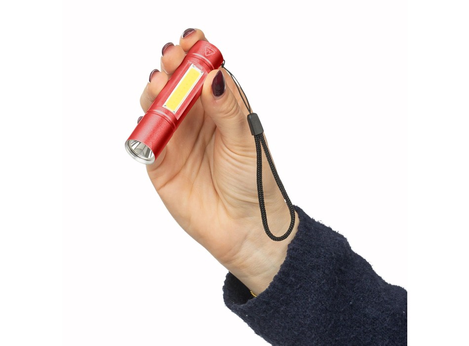 Recycled aluminium COB flashlight Sami FullGadgets.com