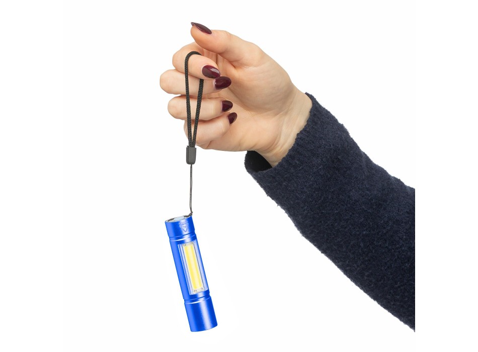 Recycled aluminium COB flashlight Sami FullGadgets.com