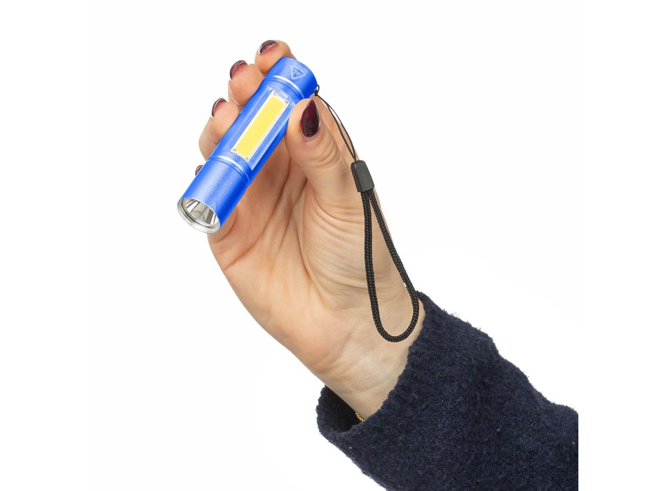 Recycled aluminium COB flashlight Sami FullGadgets.com