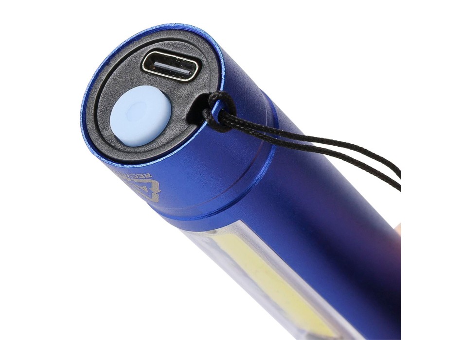 Recycled aluminium COB flashlight Sami FullGadgets.com
