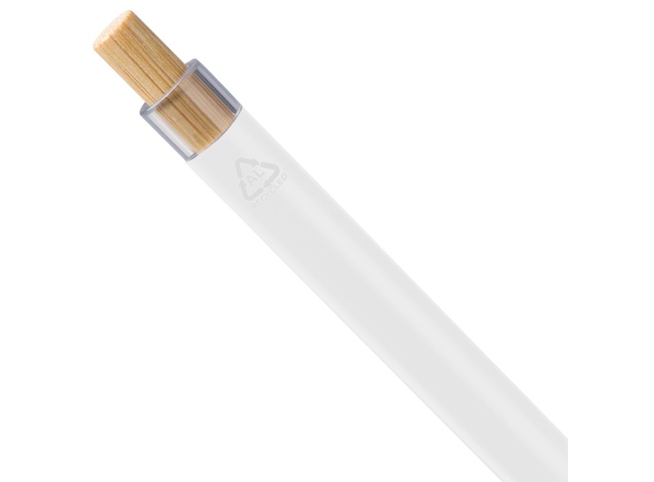 Recycled aluminium lacquered push ballpen Maren FullGadgets.com