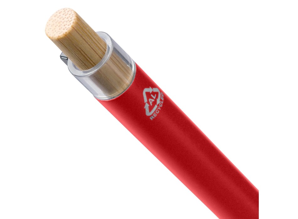 Recycled aluminium lacquered push ballpen Maren FullGadgets.com