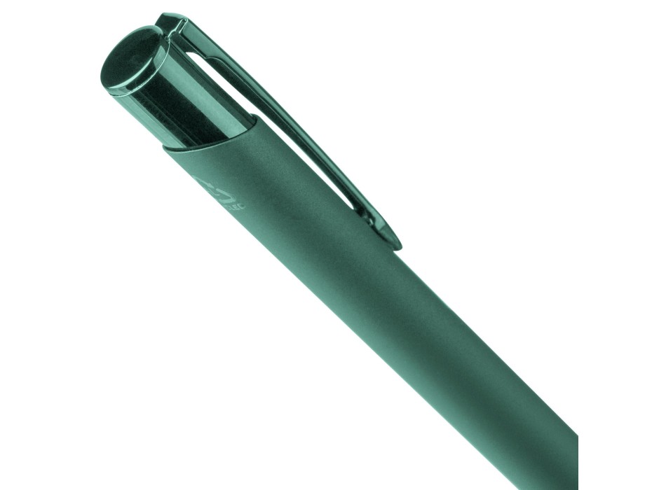 Recycled aluminium rubberized ballpen Anisa FullGadgets.com