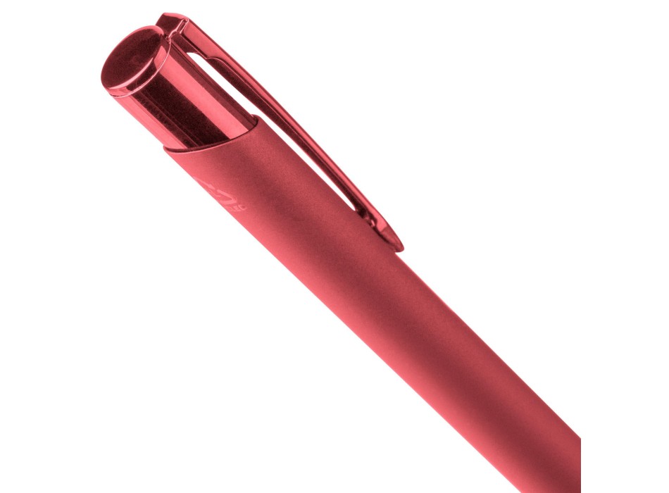 Recycled aluminium rubberized ballpen Anisa FullGadgets.com