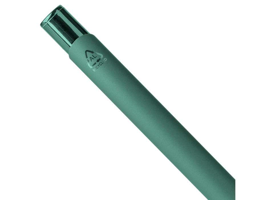 Recycled aluminium rubberized ballpen Anisa FullGadgets.com