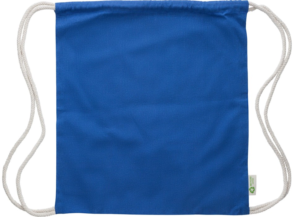 Recycled cotton (120 gr/m2) drawstring bag Joy FullGadgets.com