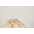 Recycled cotton (120 gr/m2) drawstring bag Joy FullGadgets.com