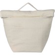 Recycled cotton (220 gsm) rolltop cooler bag Faith FullGadgets.com