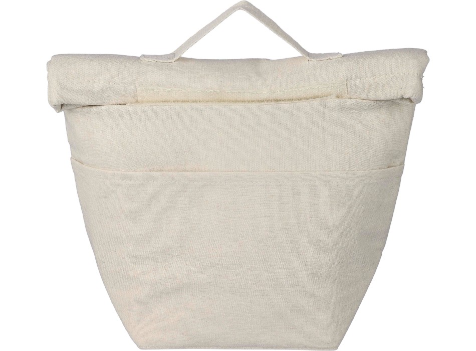 Recycled cotton (220 gsm) rolltop cooler bag Faith FullGadgets.com