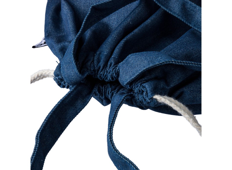 Recycled denim drawstring bag Dex FullGadgets.com
