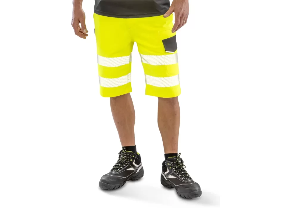 Recycled dynamic stretch safety shorts FullGadgets.com