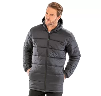 Recycled hooded padded parka FullGadgets.com