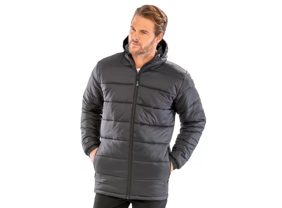 Recycled hooded padded parka FullGadgets.com