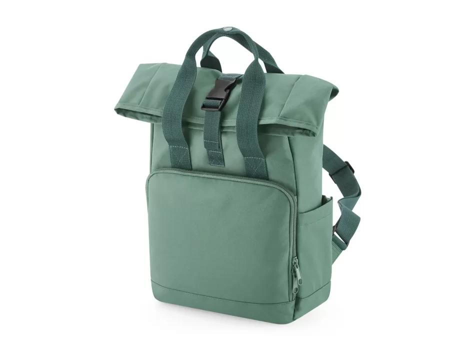 Recycled Mini Twin Handle Roll-Top Backpack FullGadgets.com