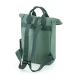 Recycled Mini Twin Handle Roll-Top Backpack FullGadgets.com