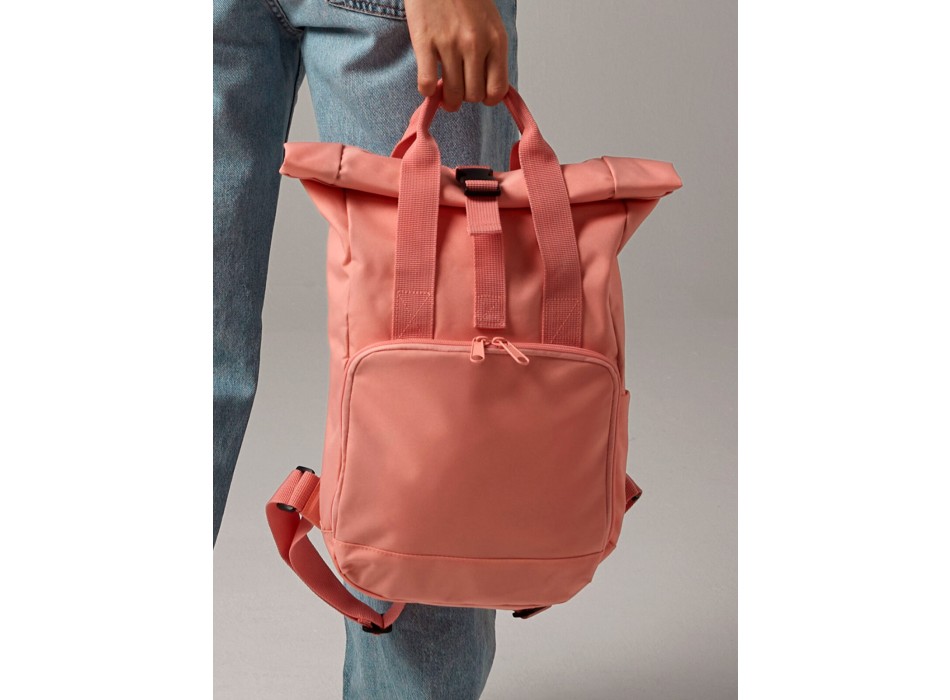 Recycled Mini Twin Handle Roll-Top Backpack FullGadgets.com
