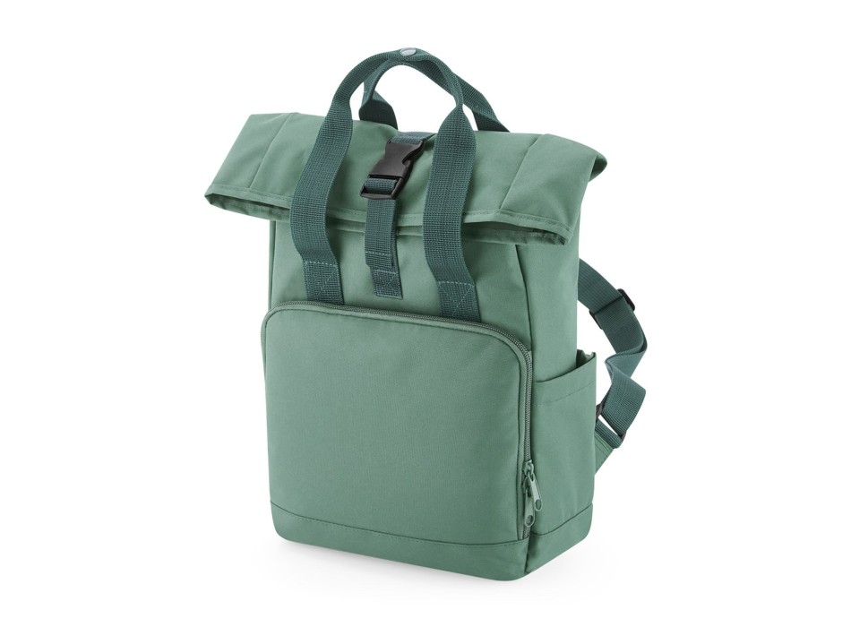 Recycled Mini Twin Handle Roll-Top Backpack FullGadgets.com