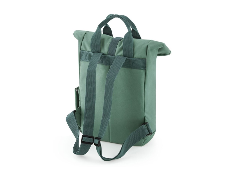 Recycled Mini Twin Handle Roll-Top Backpack FullGadgets.com