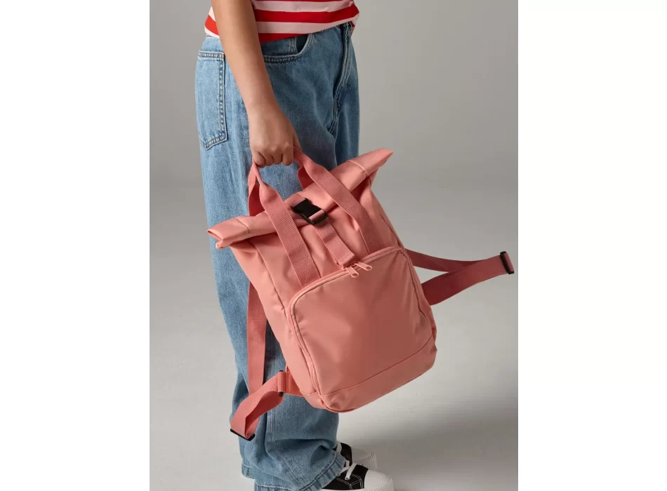 Recycled Mini Twin Handle Roll-Top Backpack FullGadgets.com