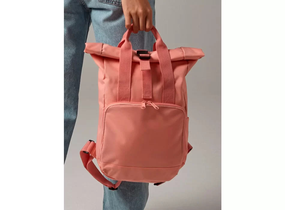 Recycled Mini Twin Handle Roll-Top Backpack FullGadgets.com