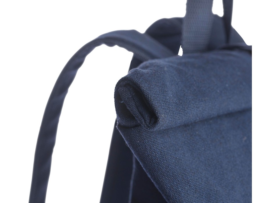 Recycled polycotton (330 gsm) rolltop backpack Thaddeus FullGadgets.com