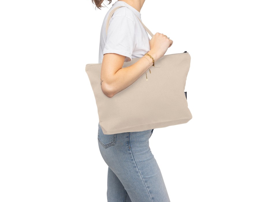 Recycled polycotton (330 gsm) tote bag Malina FullGadgets.com