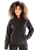Recycled printable 3-layer hooded softshell