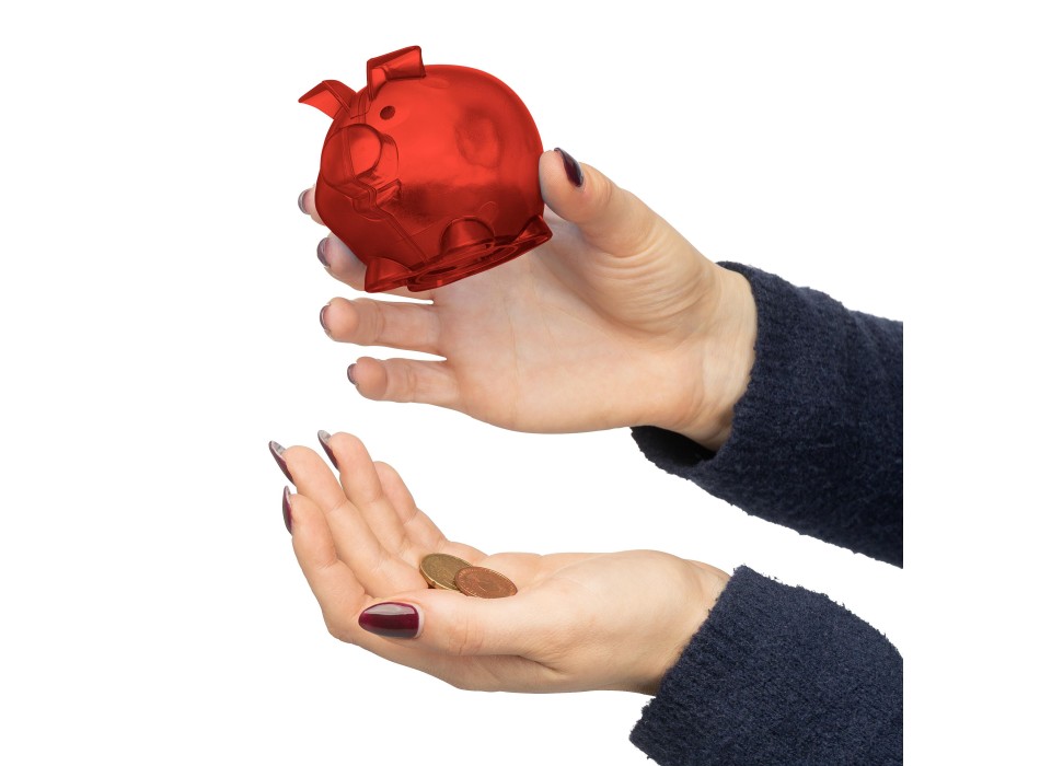 Recycled PS plastic piggy bank Vivi FullGadgets.com
