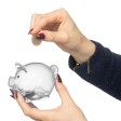 Recycled PS plastic piggy bank Vivi FullGadgets.com