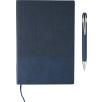 Recycled PU notebook (A5) and ballpen set Tarek Original FullGadgets.com