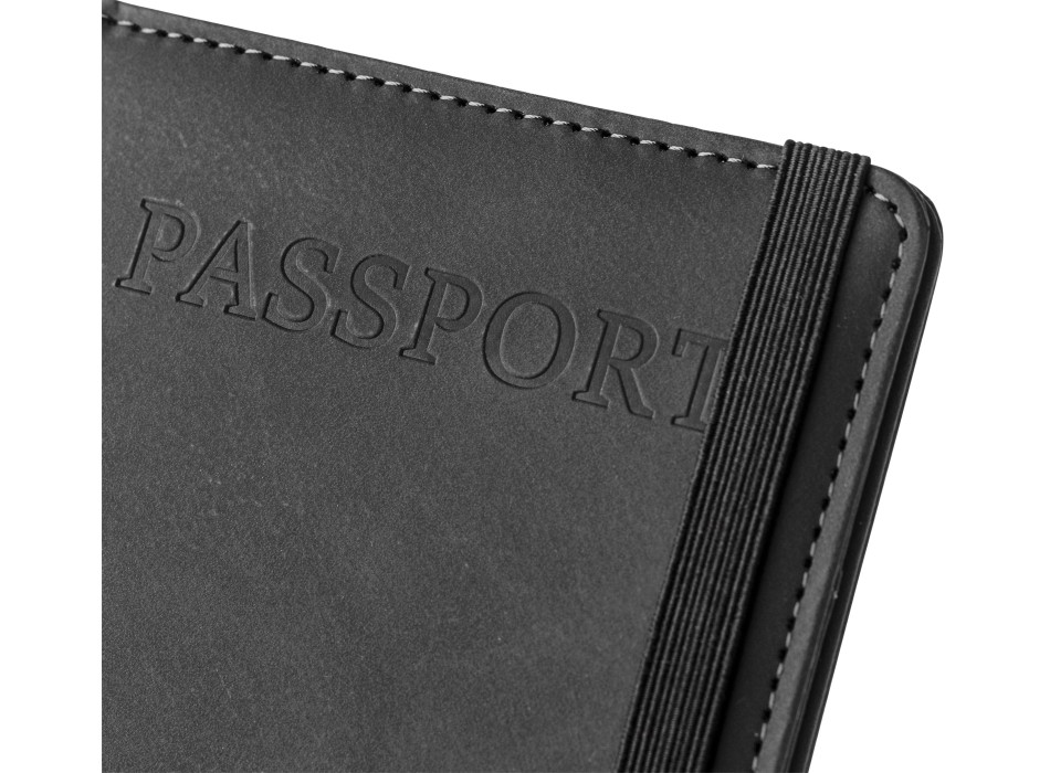 Recycled PU passport holder and luggage label Zani FullGadgets.com