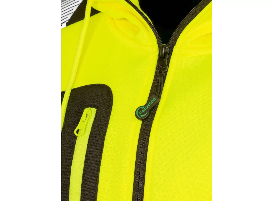 Recycled Robust Zipped Safety Hoody FullGadgets.com