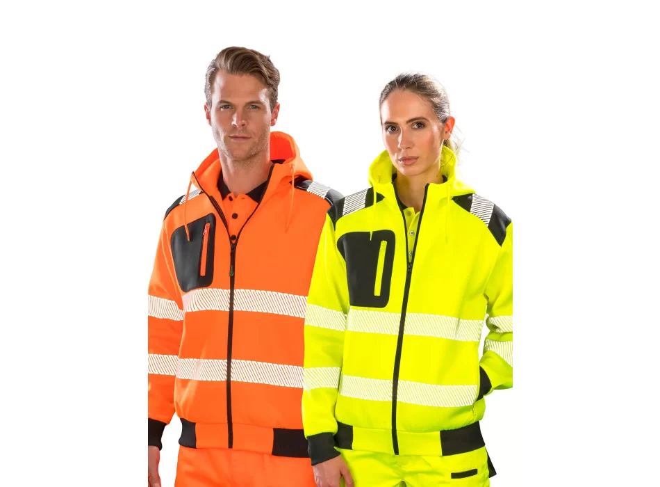 Recycled Robust Zipped Safety Hoody FullGadgets.com