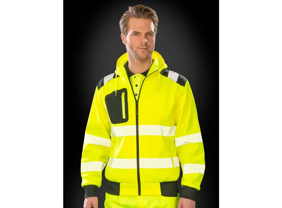 Recycled Robust Zipped Safety Hoody FullGadgets.com