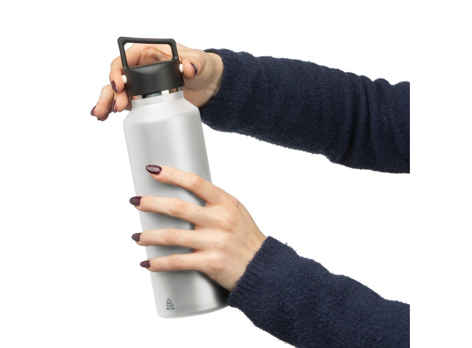 Recycled stainless steel double-walled bottle (600 ml) Mace FullGadgets.com