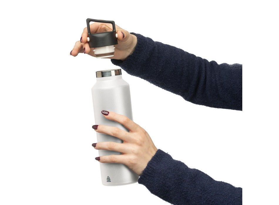 Recycled stainless steel double-walled bottle (600 ml) Mace FullGadgets.com