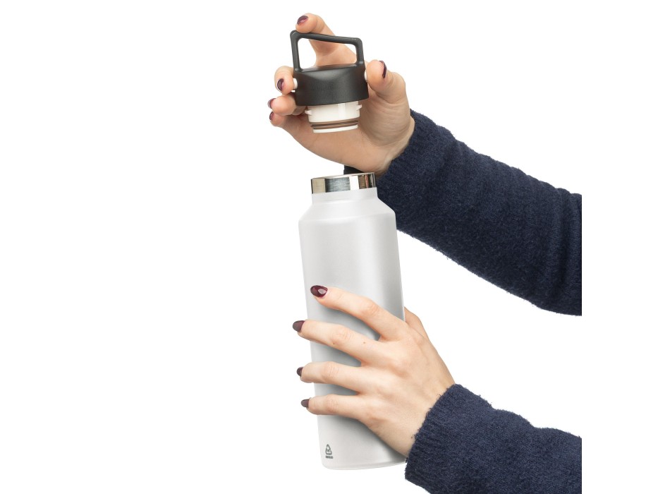 Recycled stainless steel double-walled bottle (600 ml) Mace FullGadgets.com