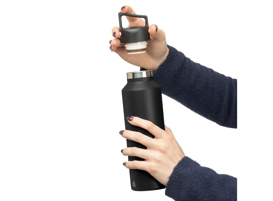 Recycled stainless steel double-walled bottle (600 ml) Mace FullGadgets.com