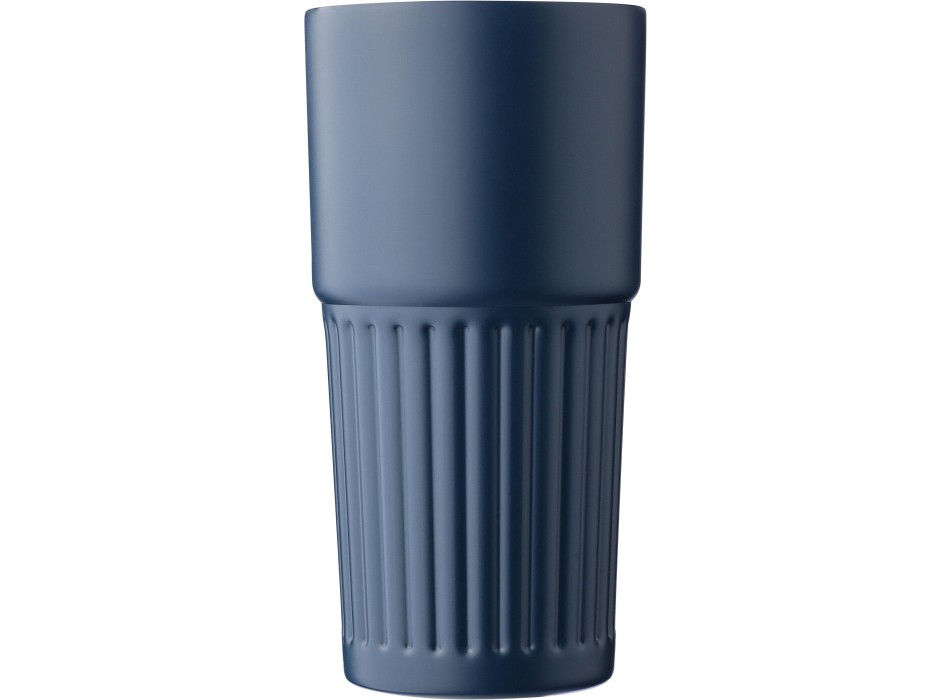 Recycled stainless steel double-walled drinking mug (500 ml) Kael FullGadgets.com