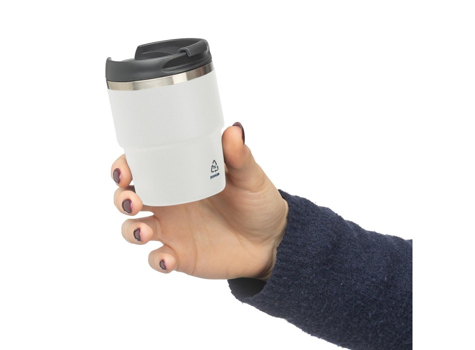 Recycled stainless steel double-walled mug (175 ml) Oli FullGadgets.com