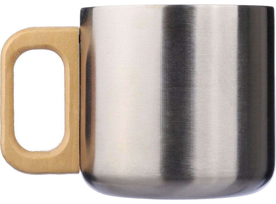 Recycled stainless steel double-walled mug 400 ml Dwight FullGadgets.com