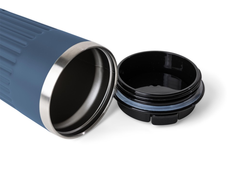 Recycled stainless steel travel mug (400 ml) Chiara FullGadgets.com