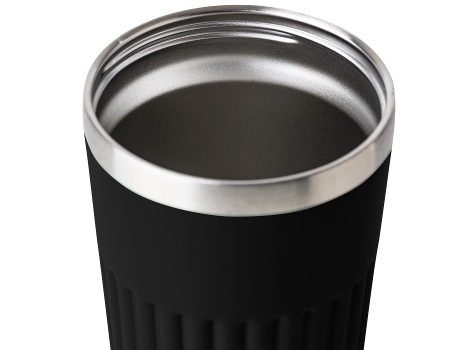 Recycled stainless steel travel mug (400 ml) Chiara FullGadgets.com