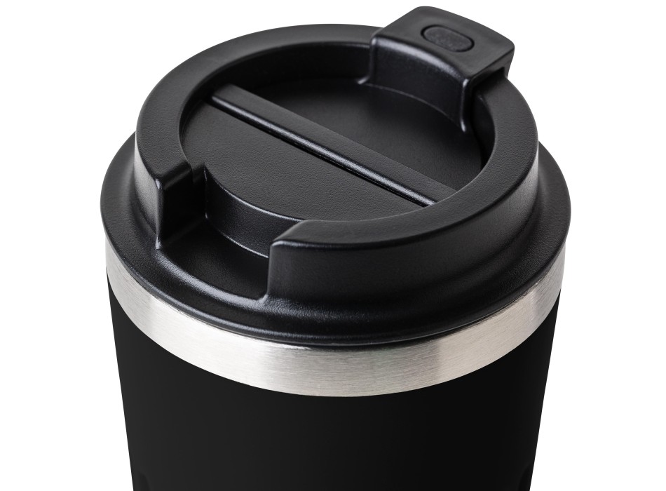 Recycled stainless steel travel mug (400 ml) Chiara FullGadgets.com